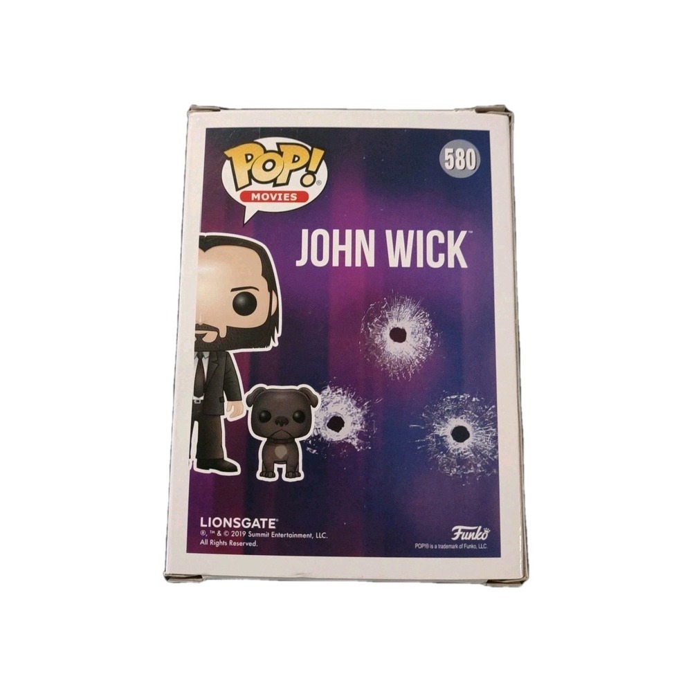 Funko Pop!Movies John Wick 580 Vinyl Action Figure with Dog - Picture 4 of 5